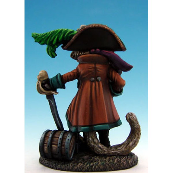 Dark Sword Miniatures - Critter Kingdoms - Ali Sparrow - Female Cat Pirate