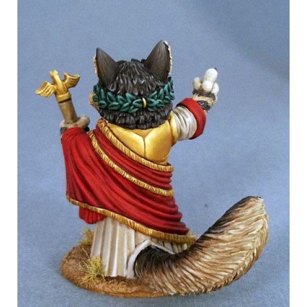 Dark Sword Miniatures - Critter Kingdoms - Augustus Tribute - Emperor Cat