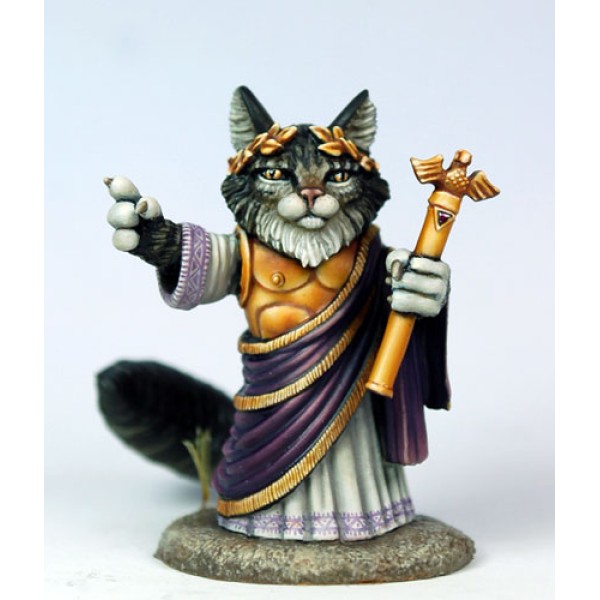 Dark Sword Miniatures - Critter Kingdoms - Augustus Tribute - Emperor Cat