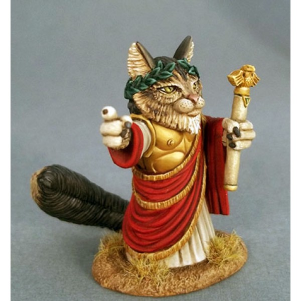 Dark Sword Miniatures - Critter Kingdoms - Augustus Tribute - Emperor Cat