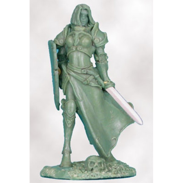 Dark Sword Miniatures - Visions in Fantasy - Female Cavalier with Sword/Shield