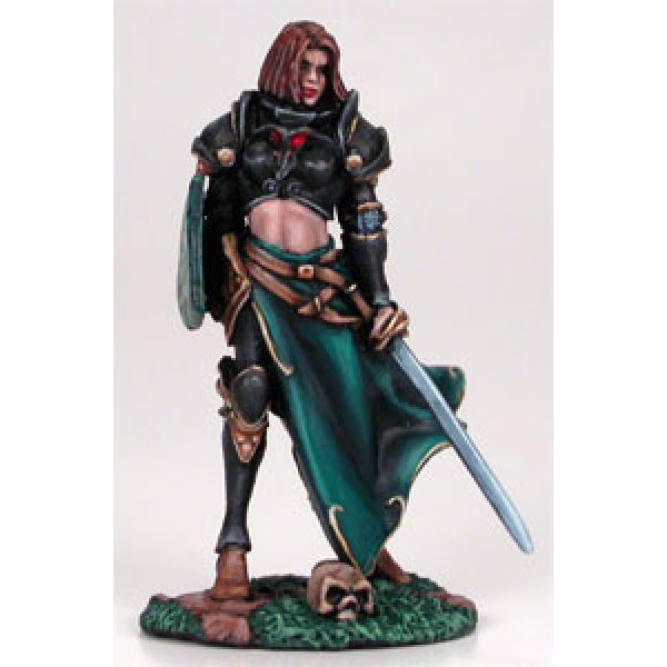 Dark Sword Miniatures - Visions in Fantasy - Female Cavalier with Sword/Shield