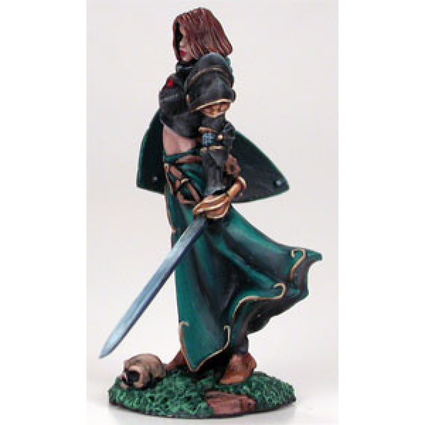 Dark Sword Miniatures - Visions in Fantasy - Female Cavalier with Sword/Shield