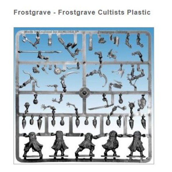 Frostgrave - Plastic Cultists Boxed Set