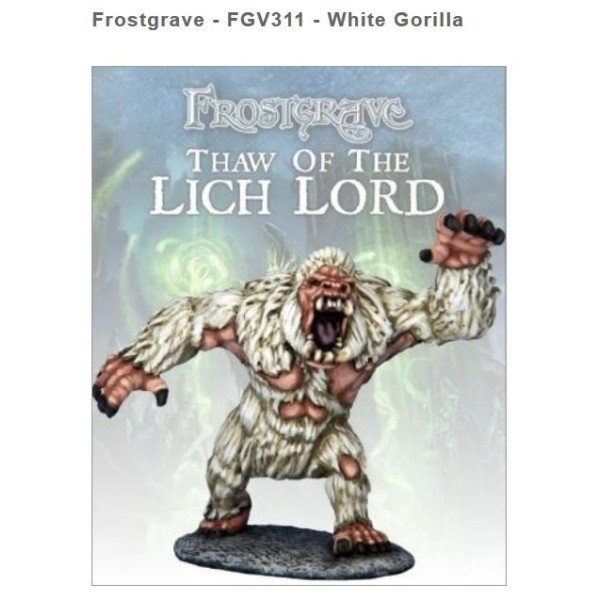 Frostgrave - White Gorilla