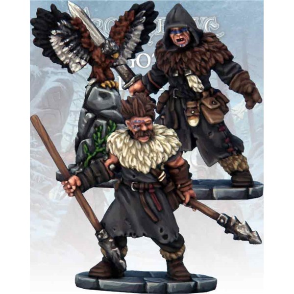 Frostgrave - Barbarian Crow Master & Javelineer