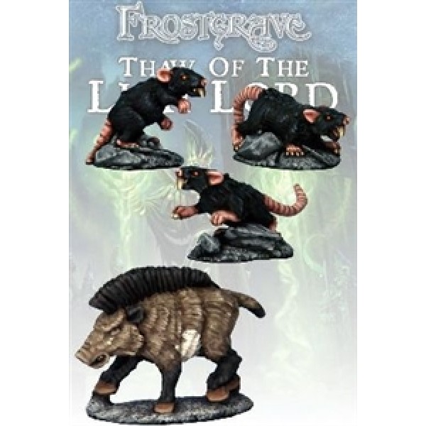 Frostgrave - Boar & Giant Rats