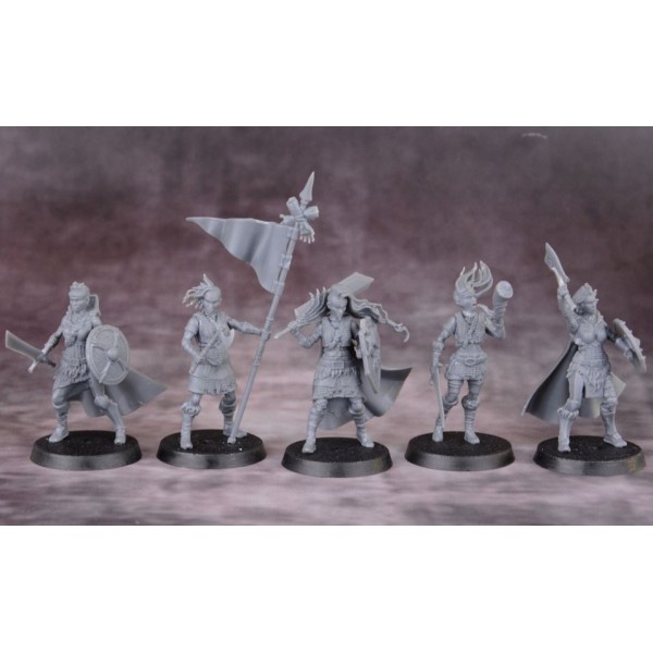 Shieldwolf Miniatures - Shieldmaiden Infantry / Rangers - dual kit