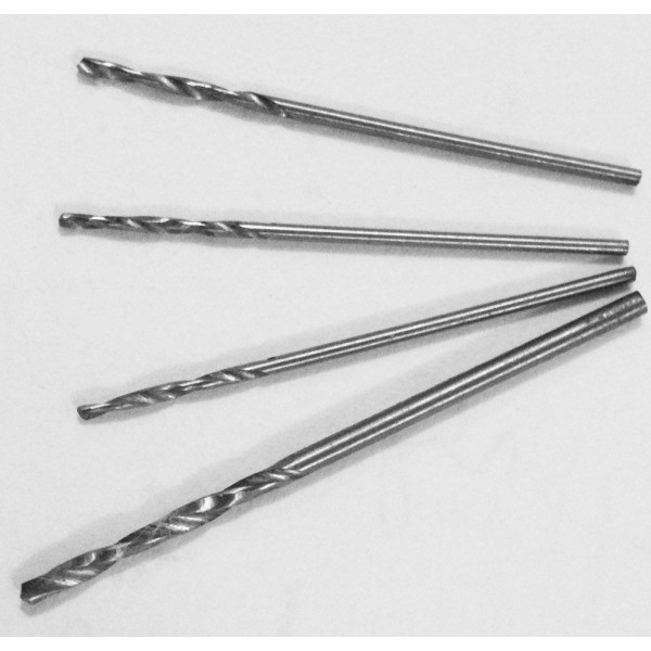 Drill Bit Set - 0.5 mm 0.8 mm 1.mm and 1.5mm