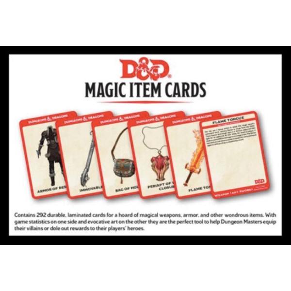 D&D - Spellbook Cards - Magic Item Card Deck