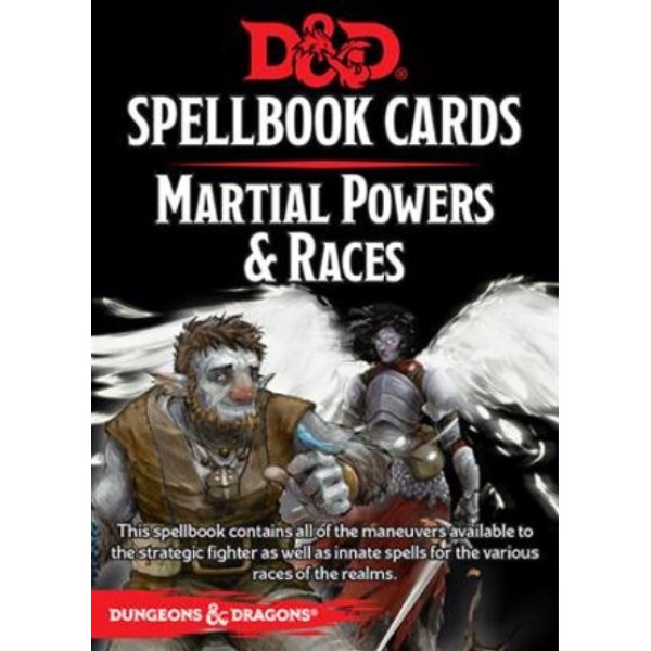 D&D - Spellbook Cards - Martial Powers & Races