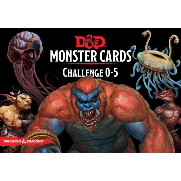 D&D - Spellbook Cards - Monster Deck 0-5