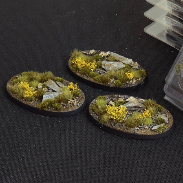 Gamers Grass - Battle Ready Bases - Highland - Oval 75mm (3)