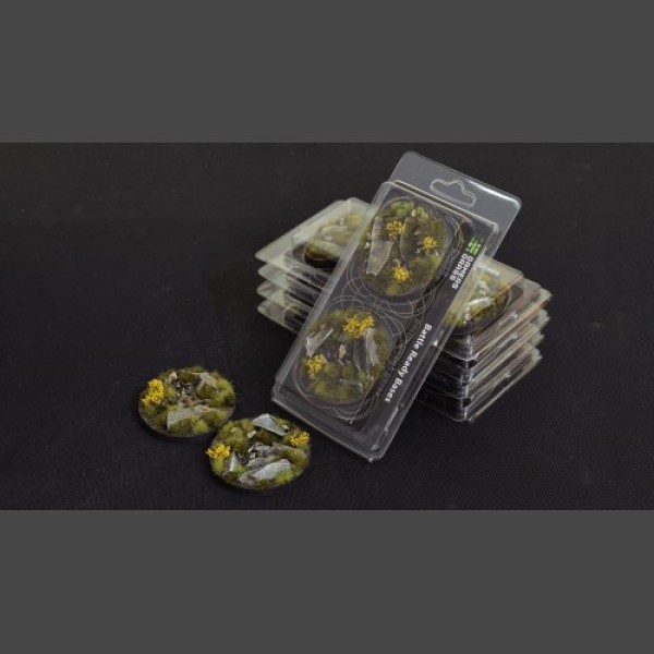 Gamers Grass - Battle Ready Bases - Highland - Round 60mm (2)