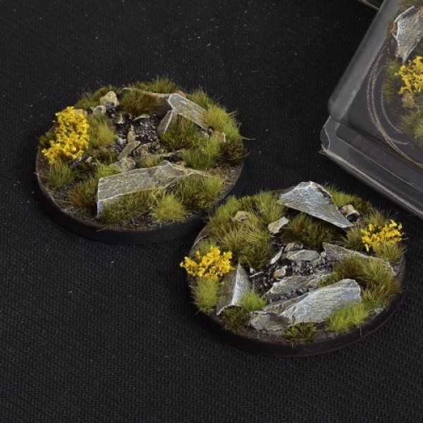 Gamers Grass - Battle Ready Bases - Highland - Round 60mm (2)
