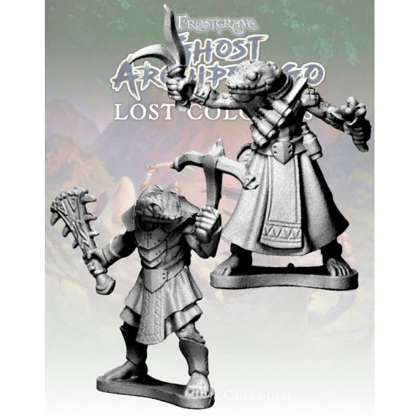 Frostgrave - Ghost Archipelago - Snake-man Crackshot and Herbalist