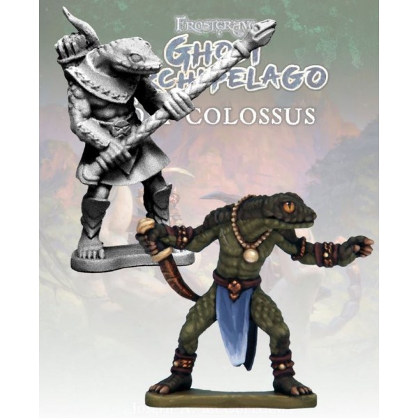 Frostgrave - Ghost Archipelago - Snake-man Pearl Diver and Guide