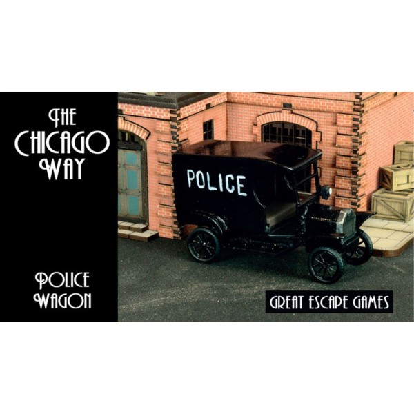 The Chicago Way - Police Wagon - Boxed Resin Car Set