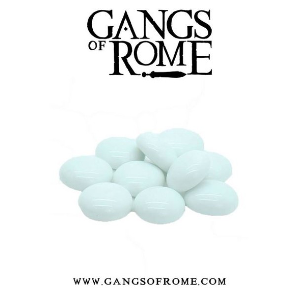 Gangs of Rome - White Activation Pebbles (10)