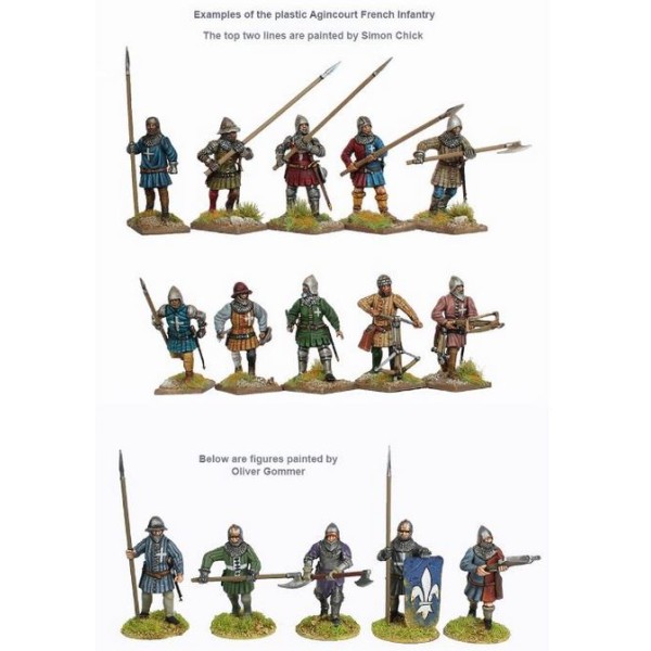 Perry Miniatures - Agincourt - French Infantry 1415-1429