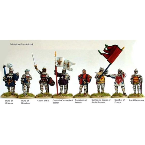 Perry Miniatures - Agincourt - French High Command on foot