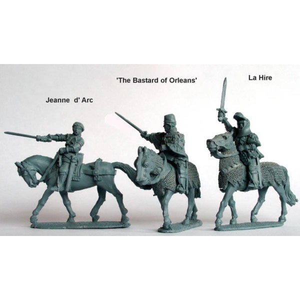 Perry Miniatures - Agincourt - Jeanne d' Arc - La Hire - Bastard of Orleans