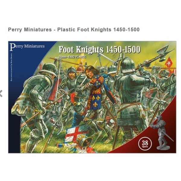 Perry Miniatures - War of the Roses - Plastic Foot Knights 1450-1500