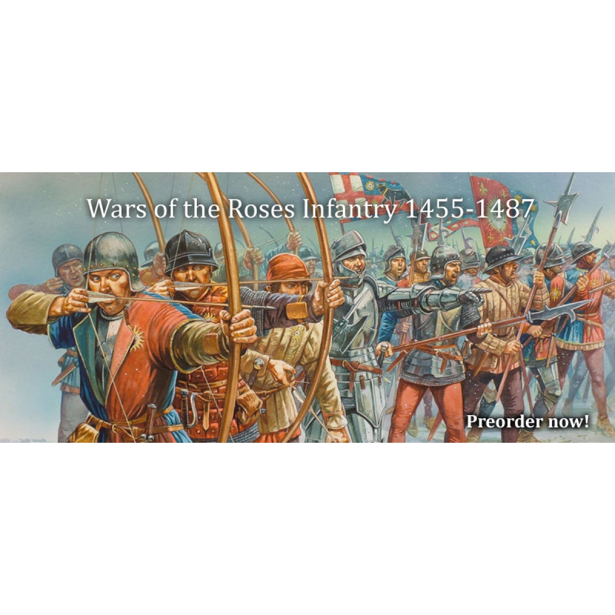 Perry Miniatures, War of the Roses Infantry 1455-1487 – Capital Books and  Wellness