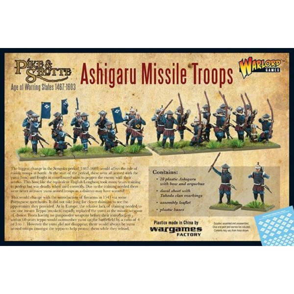 Warlord Games - Ashigaru Missile Troops