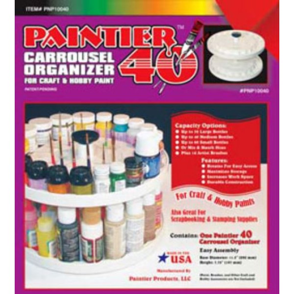 Paintier 40 - Carrousel Paint Organiser