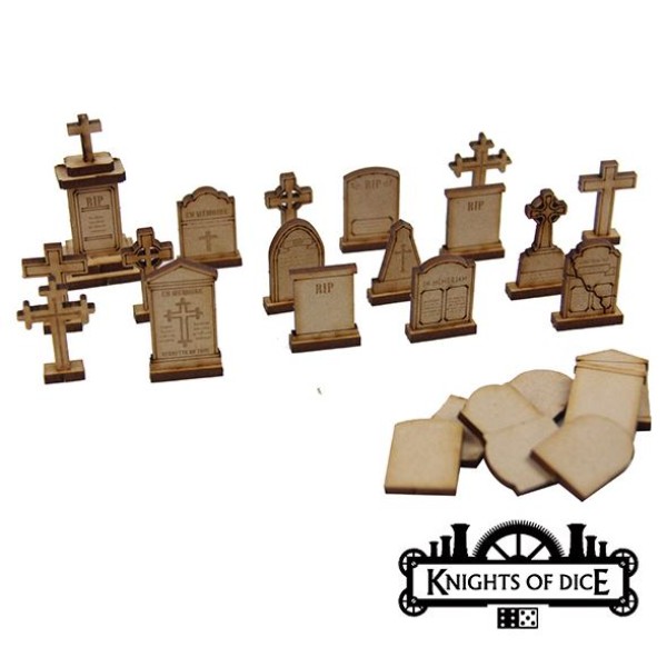 Knights of Dice - Letters Home - Normandy - Tombstones