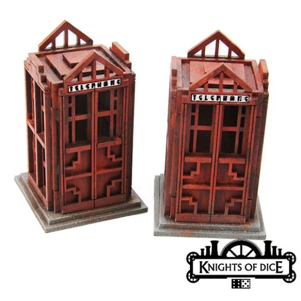 Knights of Dice - Sentry City - Telephone Booths (x2)