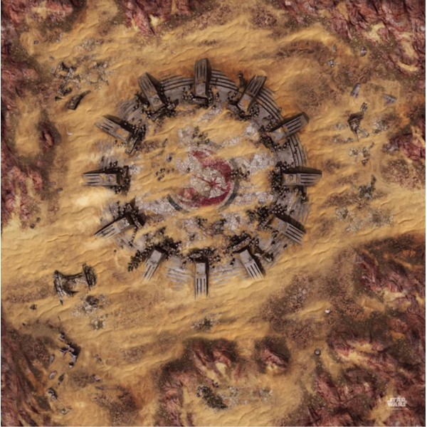 Star Wars - Legion Miniatures Game - Desert Ruins Gamemat