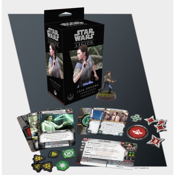 Star Wars - Legion Miniatures Game - Leia Organa Commander Expansion