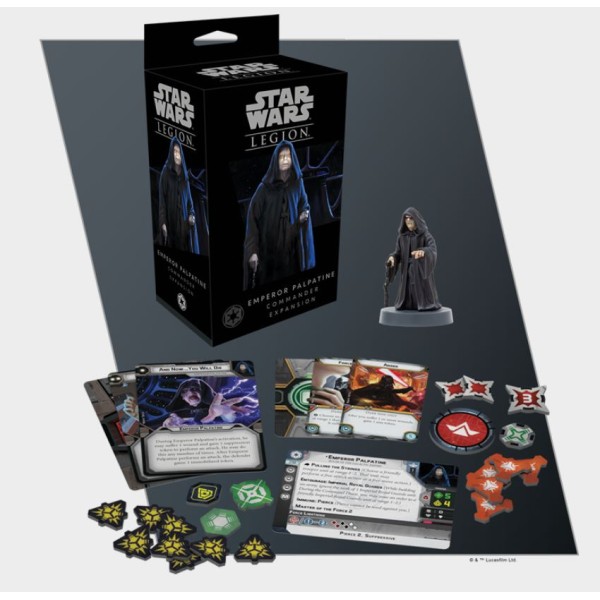 Star Wars - Legion Miniatures Game - Emperor Palpatine Commander Expansion