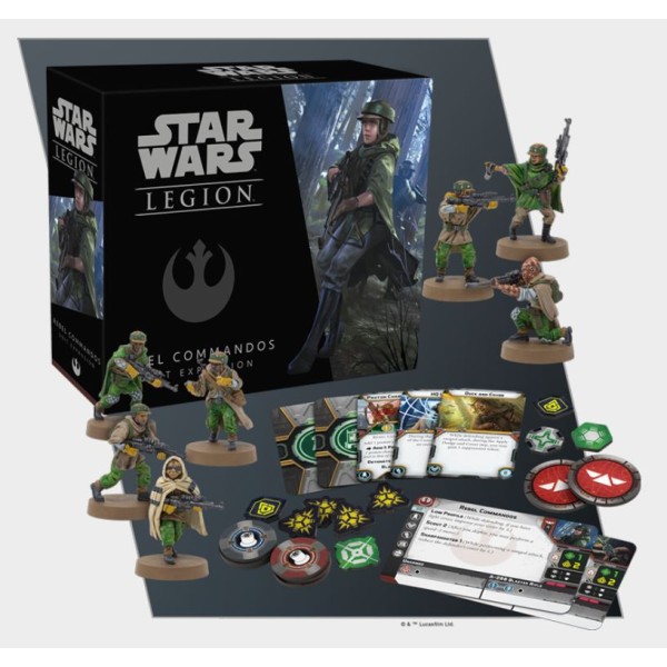 Star Wars - Legion Miniatures Game - Rebel Commandos Unit Expansion