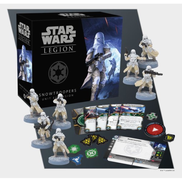 Star Wars - Legion Miniatures Game - Snowtroopers Unit Expansion