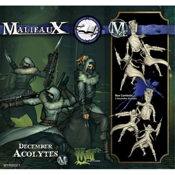 Clearance - Malifaux - Arcanists - December Acolytes (3 pack)