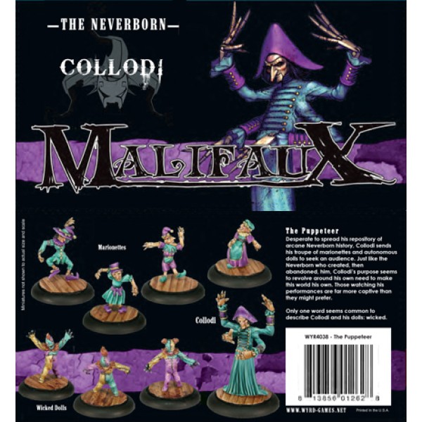 Malifaux - Neverborn - The Puppeteer - Collodi