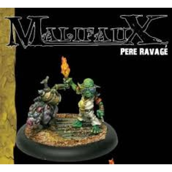 Malifaux - The Outcasts - Pere Ravage and Gas Pig