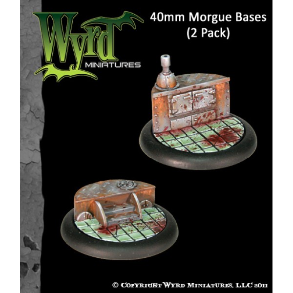 Clearance - Malifaux - Base Inserts - Morgue - 40mm