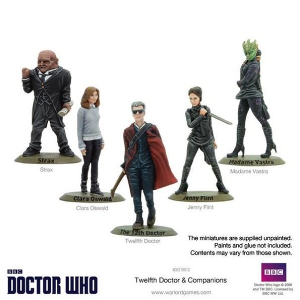 The Dr Who Miniatures Game - Twelfth Doctor and Companions Set