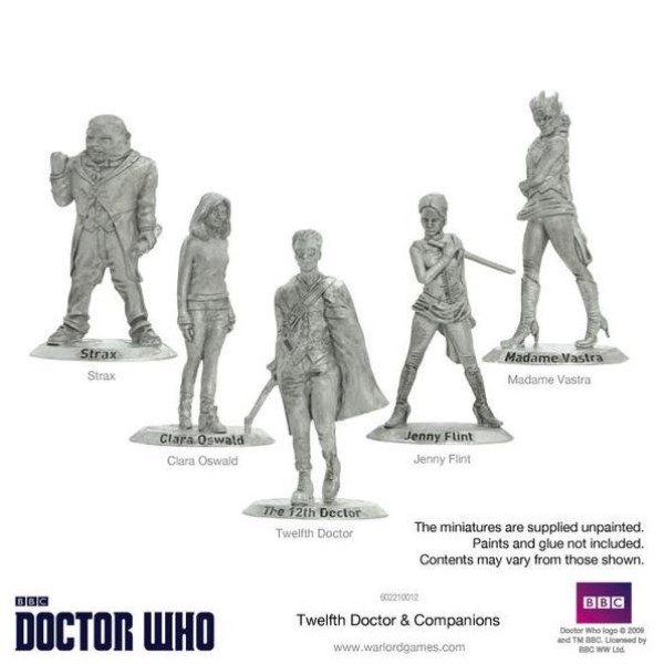 The Dr Who Miniatures Game - Twelfth Doctor and Companions Set