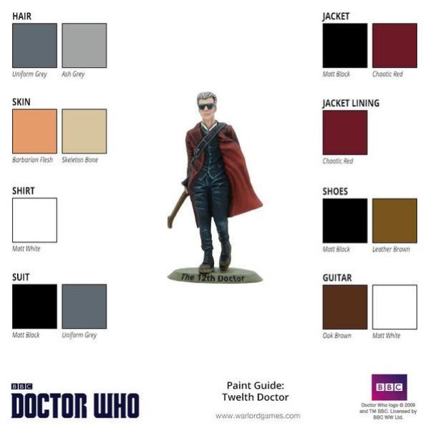 The Dr Who Miniatures Game - Twelfth Doctor and Companions Set