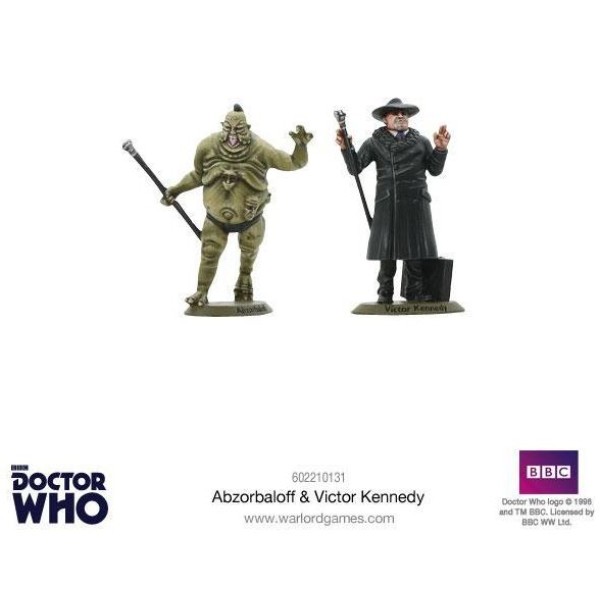 The Dr Who Miniatures Game - Abzorbaloff & Victor Kennedy