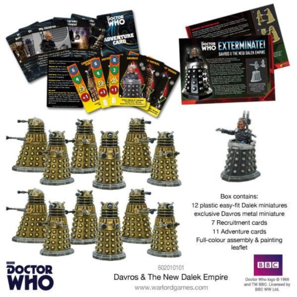 The Dr Who Miniatures Game - Davros & The New Dalek Empire