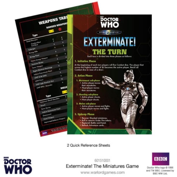 Exterminate! - The Dr Who Miniatures Game - Core set