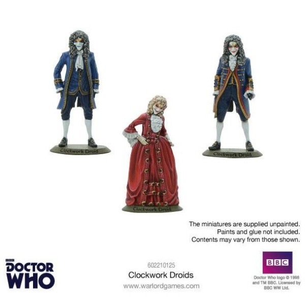 The Dr Who Miniatures Game - Clockwork Droids