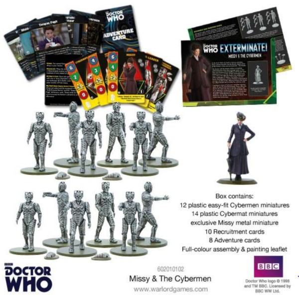 The Dr Who Miniatures Game - Missy & The Cybermen