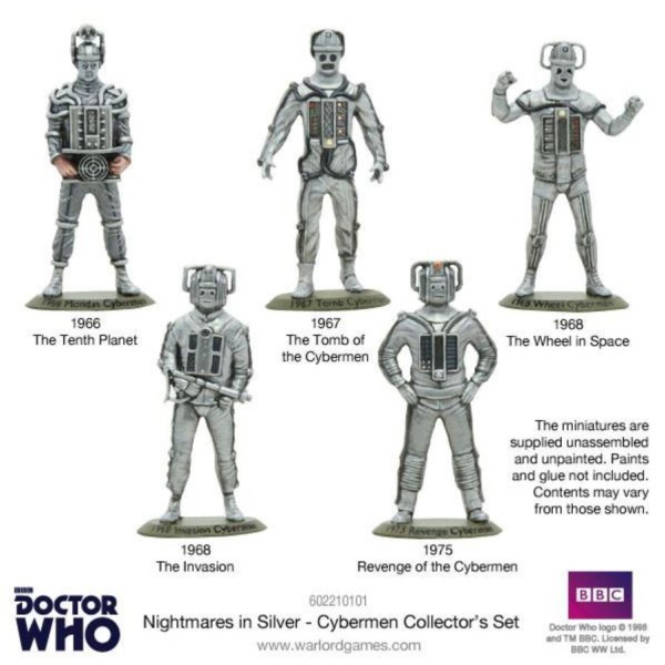 The Dr Who Miniatures Game - Nightmares in Silver: Cybermen Collector's Set